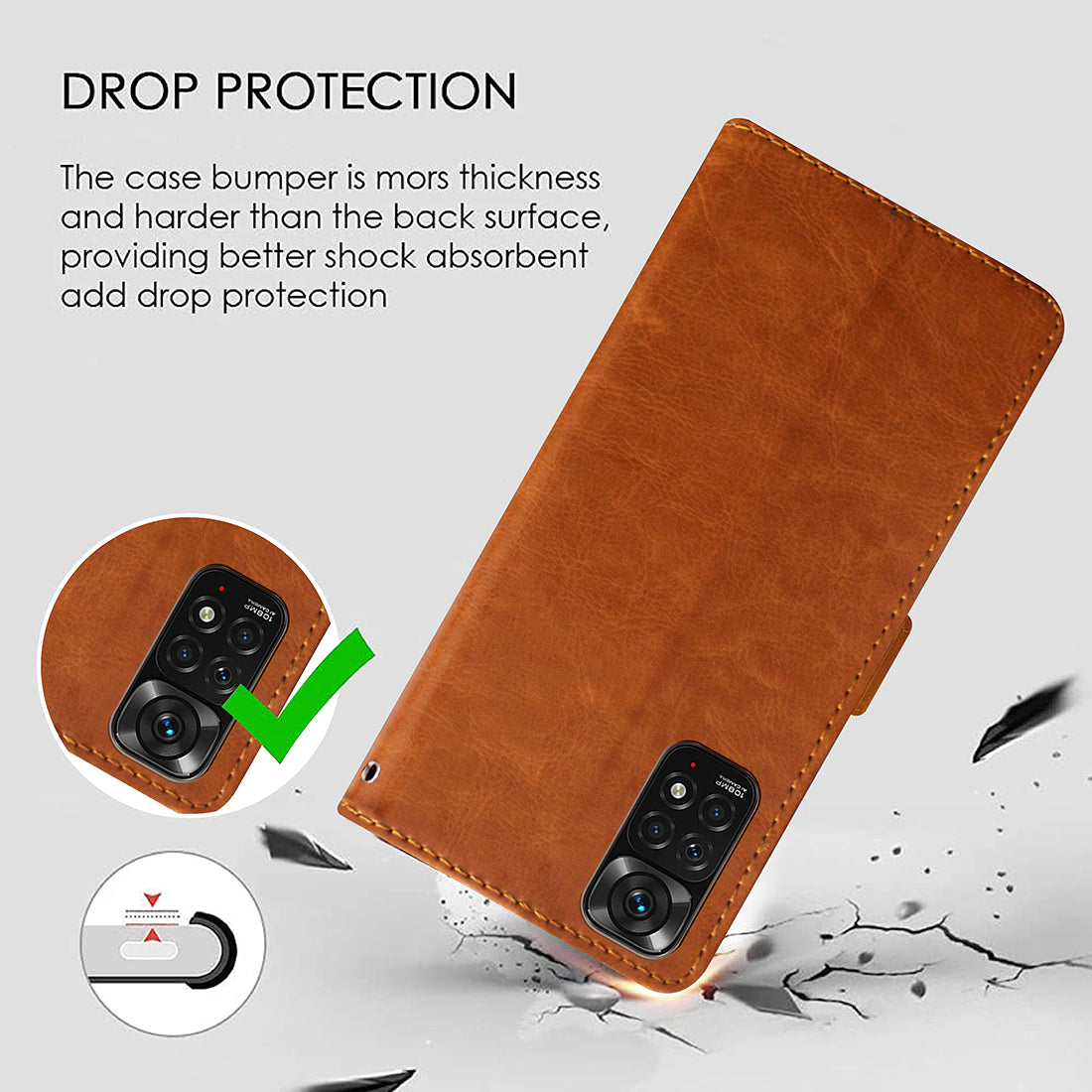 Premium Wallet Flip Cover for Mi Redmi Note 11SE 5G