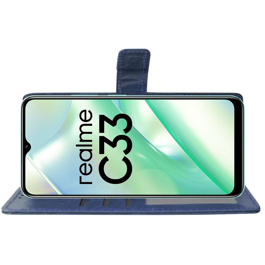 Premium Wallet Flip Cover for Realme C33 4G