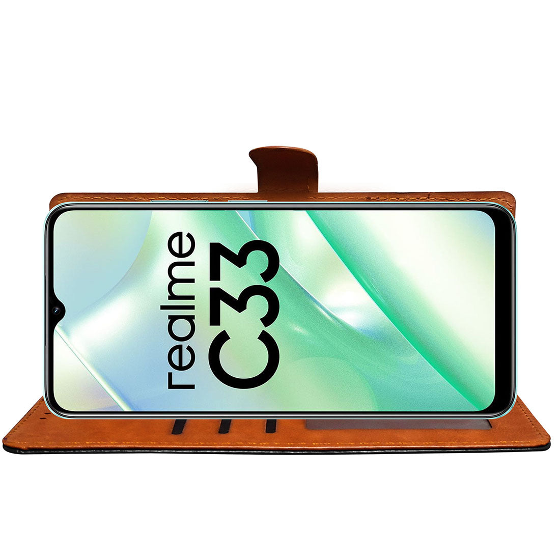 Premium Wallet Flip Cover for Realme C33 4G