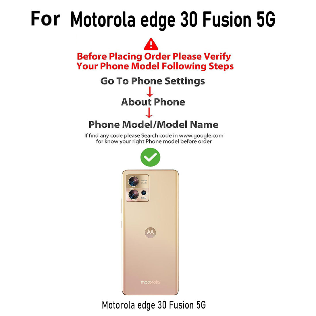 Premium Wallet Flip Cover for Motorola edge 30 Fusion 5G