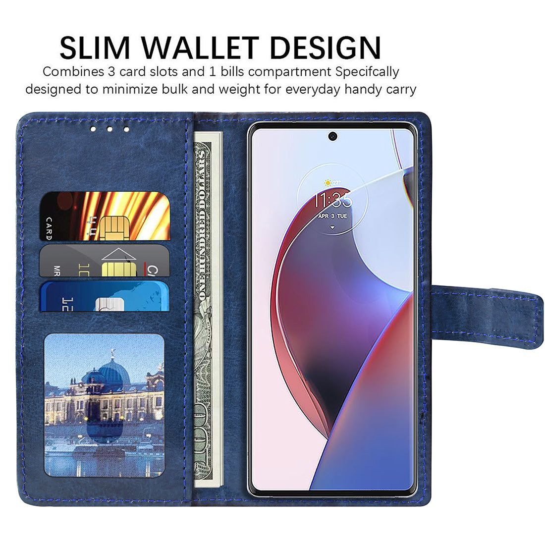 Premium Wallet Flip Cover for Motorola edge 30 Ultra 5G