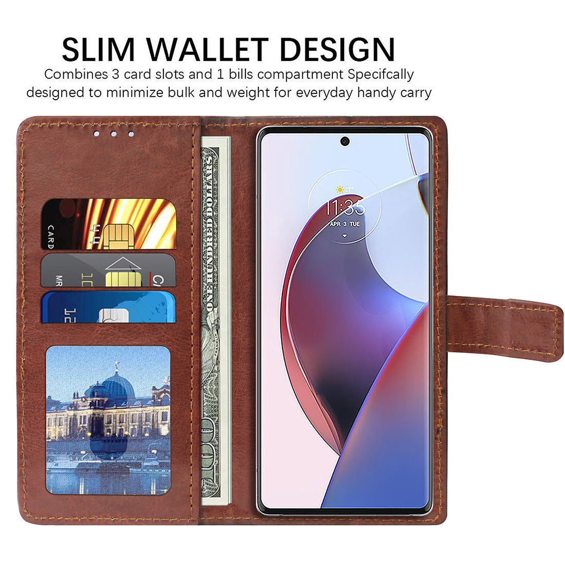 Premium Wallet Flip Cover for Motorola edge 30 Ultra 5G