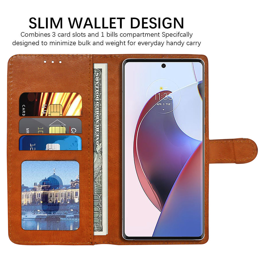 Premium Wallet Flip Cover for Motorola edge 30 Ultra 5G