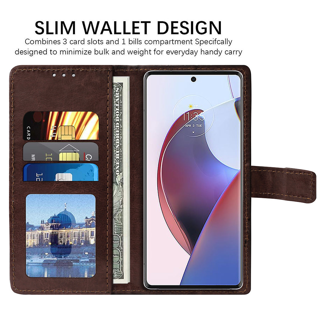 Premium Wallet Flip Cover for Motorola edge 30 Ultra 5G