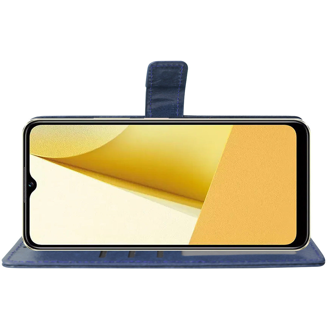Premium Wallet Flip Cover for Vivo Y16 4G