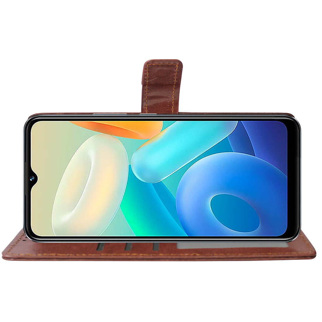 Premium Wallet Flip Cover for Vivo Y02s 4G