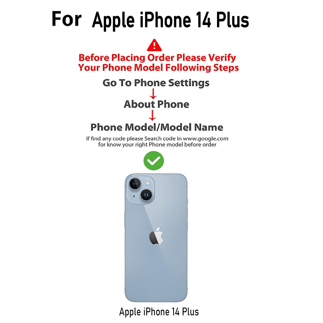 Premium Wallet Flip Cover for Apple iPhone 14 Plus