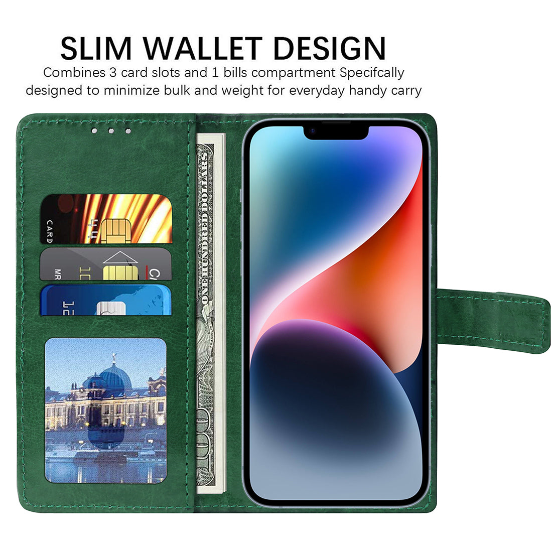 Premium Wallet Flip Cover for Apple iPhone 14 Plus