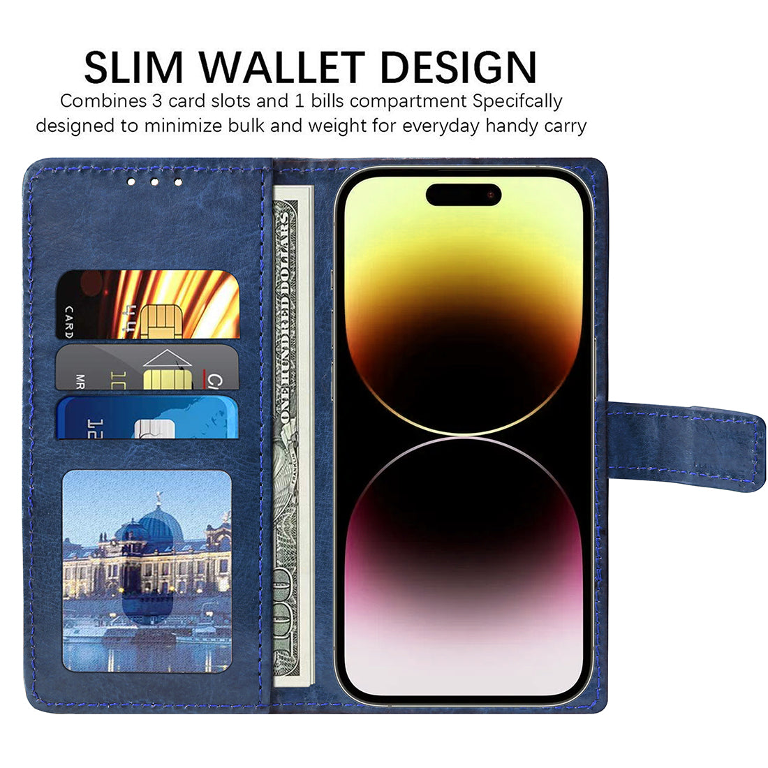 Premium Wallet Flip Cover for Apple iPhone 14 Pro Max