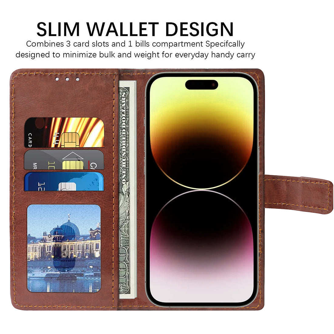 Premium Wallet Flip Cover for Apple iPhone 14 Pro Max