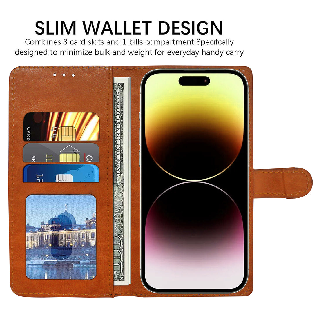 Premium Wallet Flip Cover for Apple iPhone 14 Pro Max