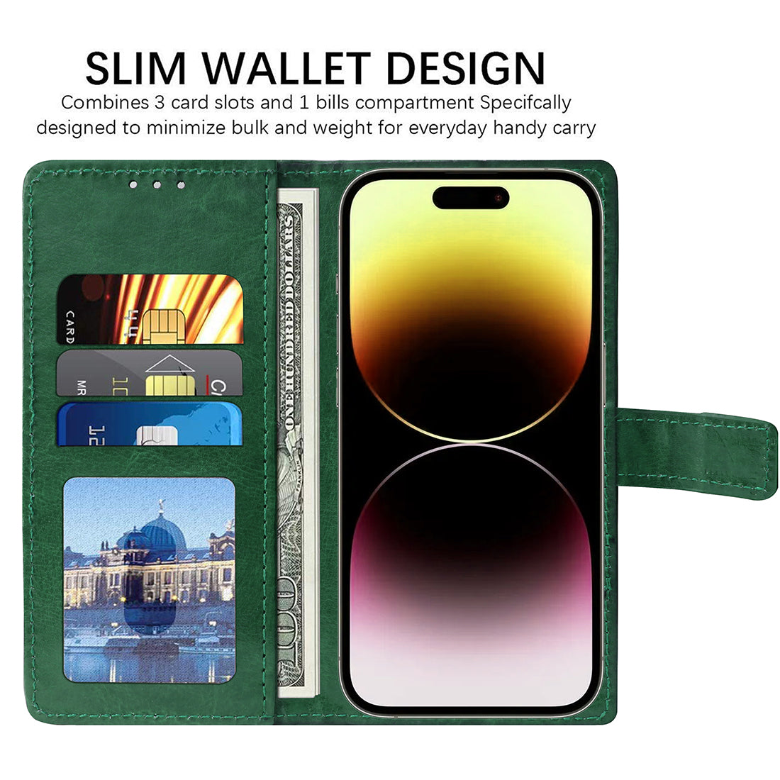 Premium Wallet Flip Cover for Apple iPhone 14 Pro Max