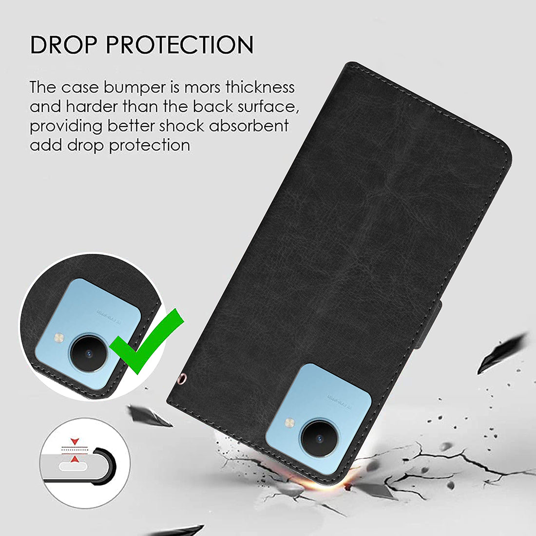 Premium Wallet Flip Cover for Realme C30s 4G