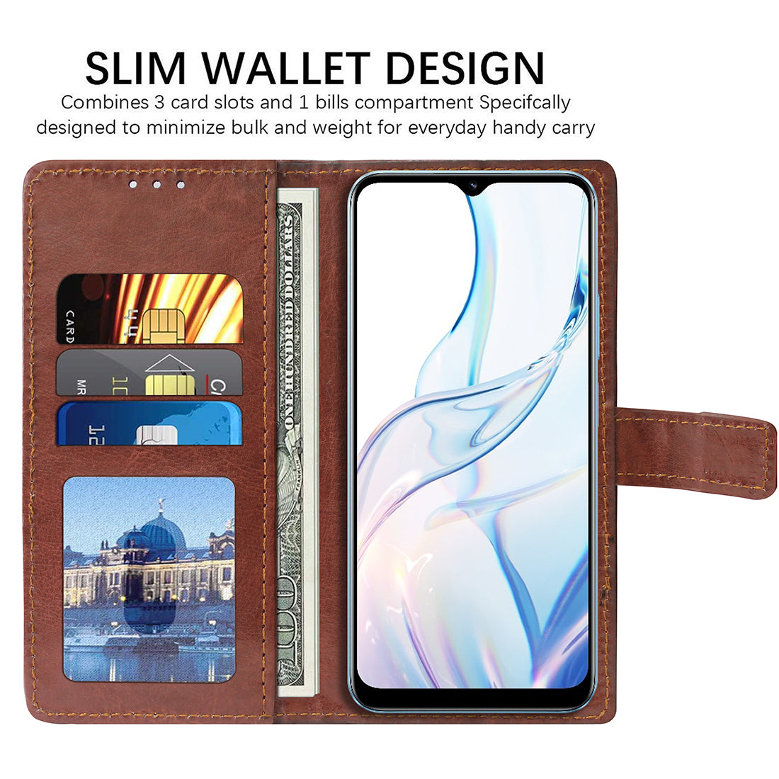 Premium Wallet Flip Cover for Realme C30s 4G