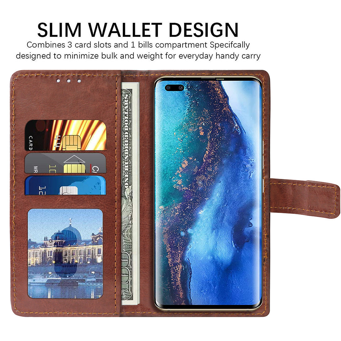 Premium Wallet Flip Cover for Tecno Phantom X 4G