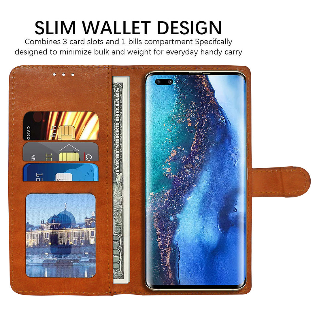 Premium Wallet Flip Cover for Tecno Phantom X 4G