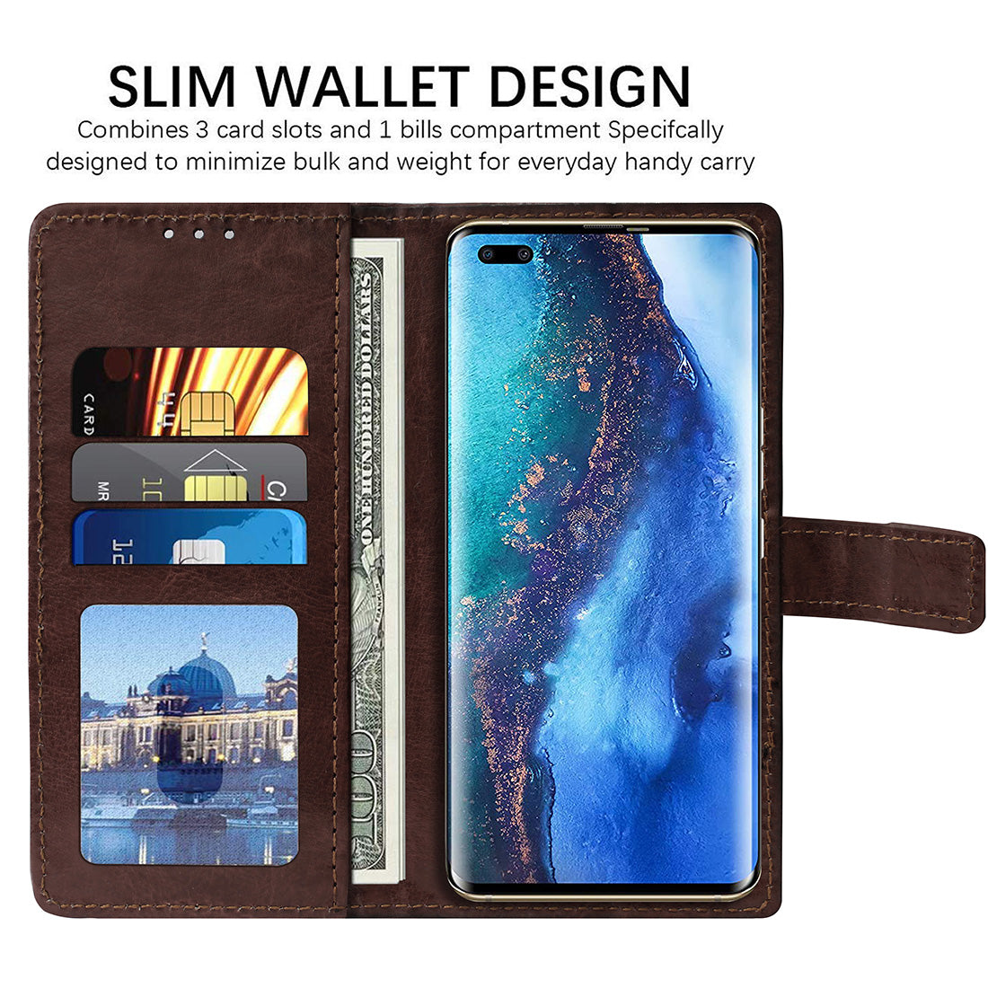 Premium Wallet Flip Cover for Tecno Phantom X 4G