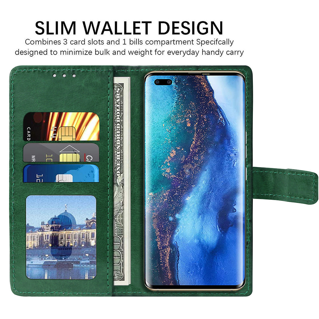 Premium Wallet Flip Cover for Tecno Phantom X 4G