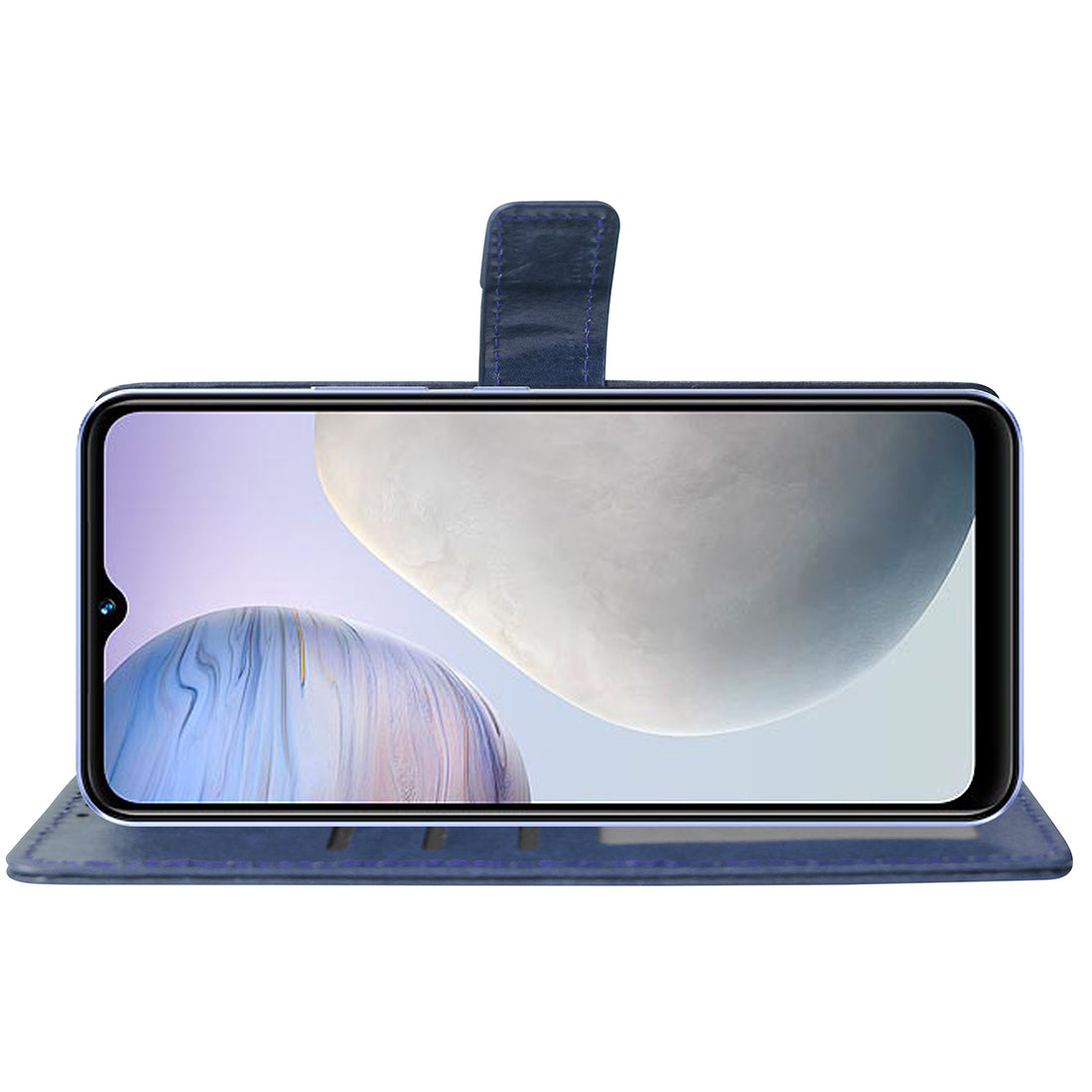 Premium Wallet Flip Cover for Vivo Y02 4G