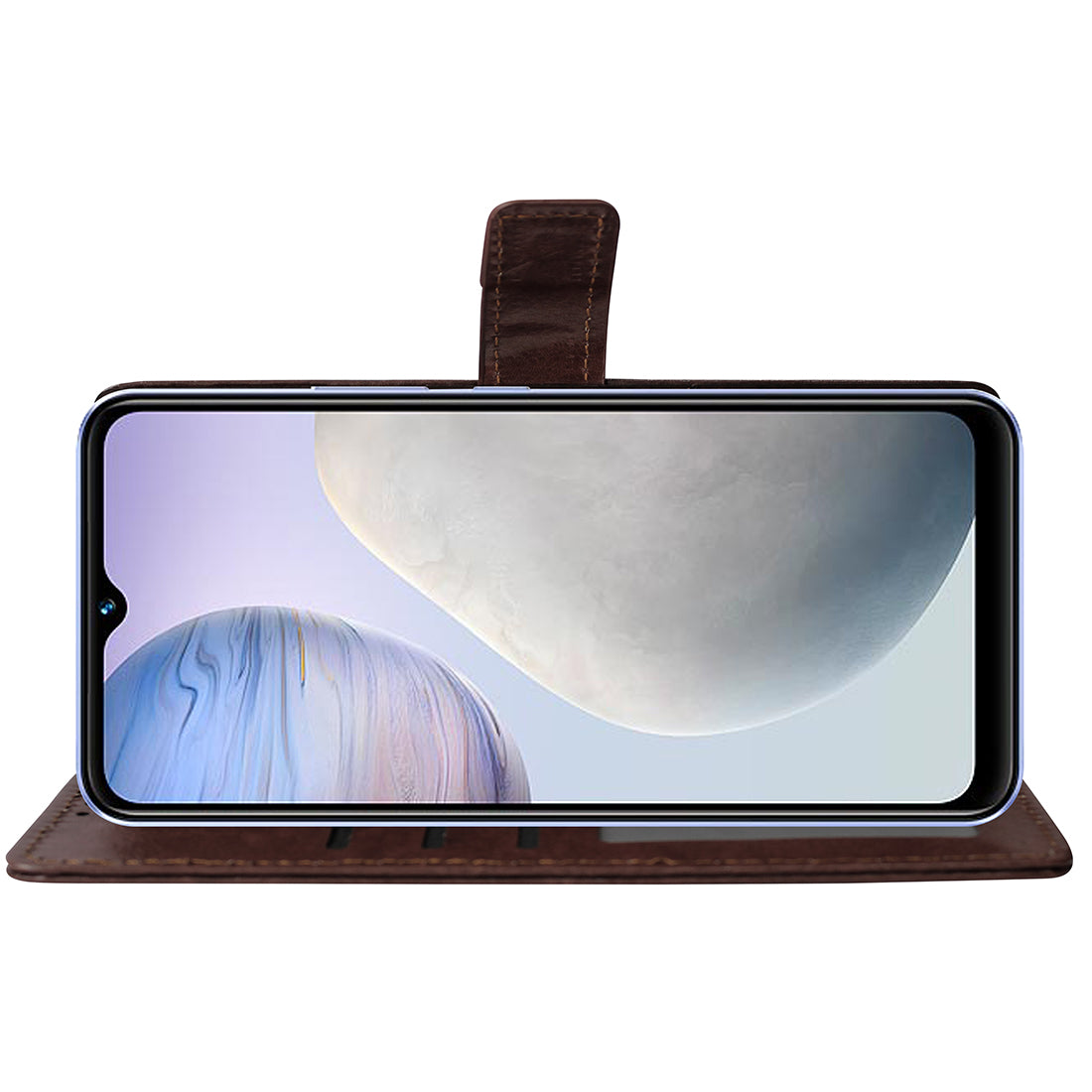 Premium Wallet Flip Cover for Vivo Y02 4G