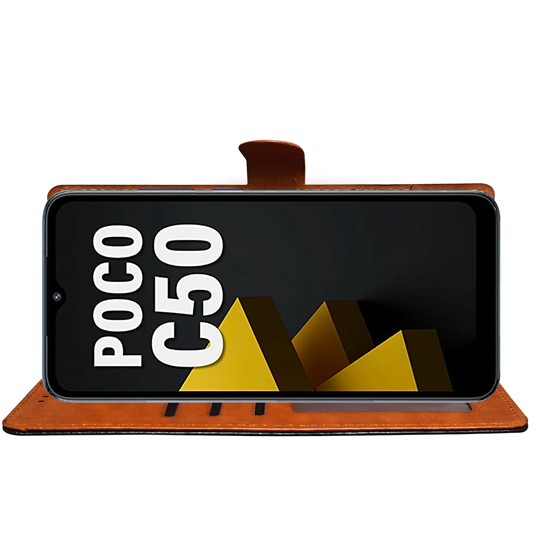 Premium Wallet Flip Cover for Poco C50 4G / C51 4G / Mi Redmi A1 Plus 4G / A2 Plus 4G