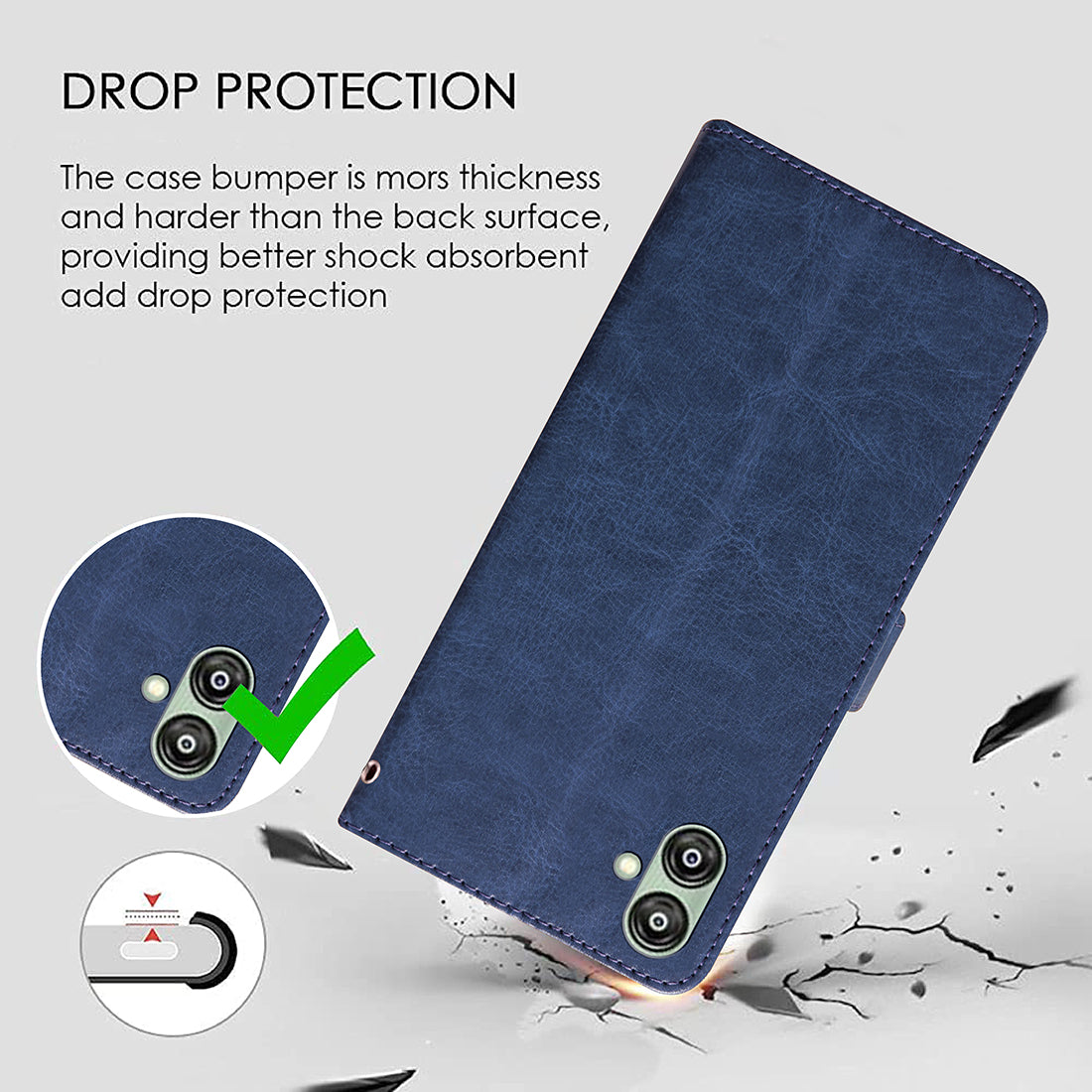 Premium Wallet Flip Cover for Samsung Galaxy F04 4G