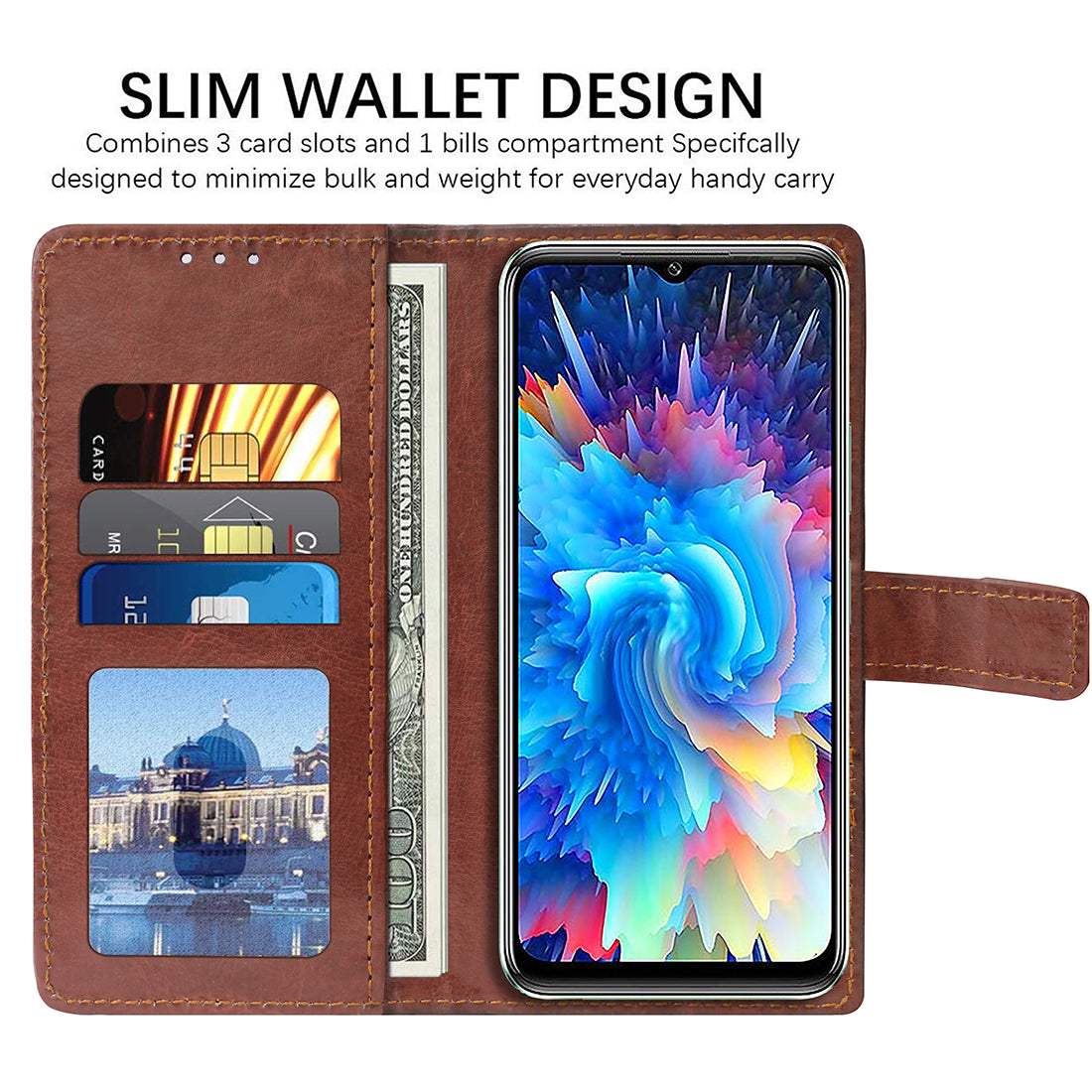 Premium Wallet Flip Cover for Infinix Hot 20 5G