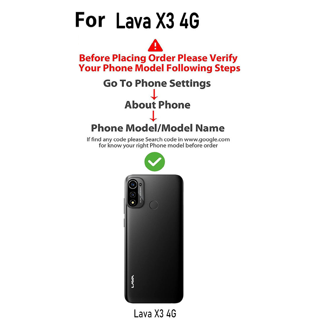 Premium Wallet Flip Cover for Lava X3 4G