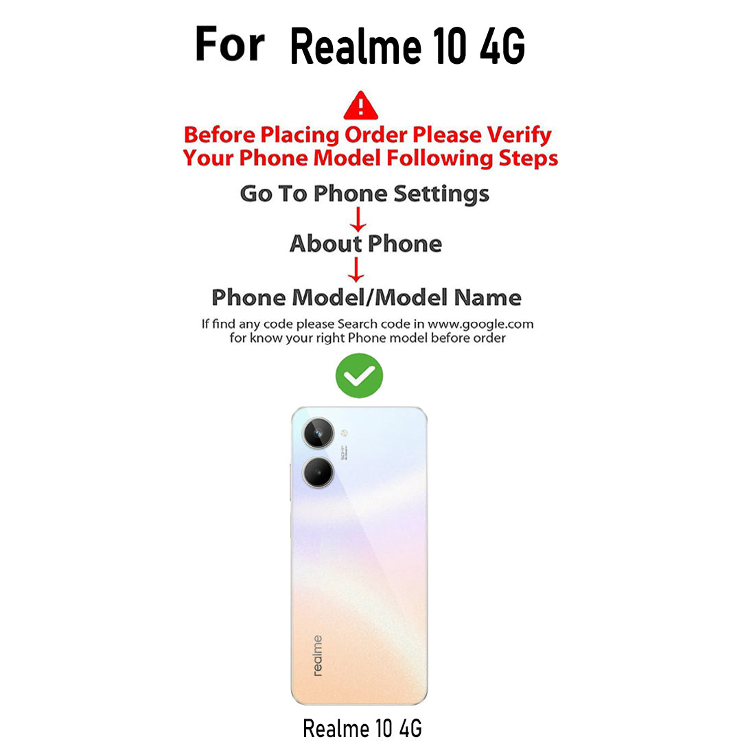 Premium Wallet Flip Cover for Realme 10 4G