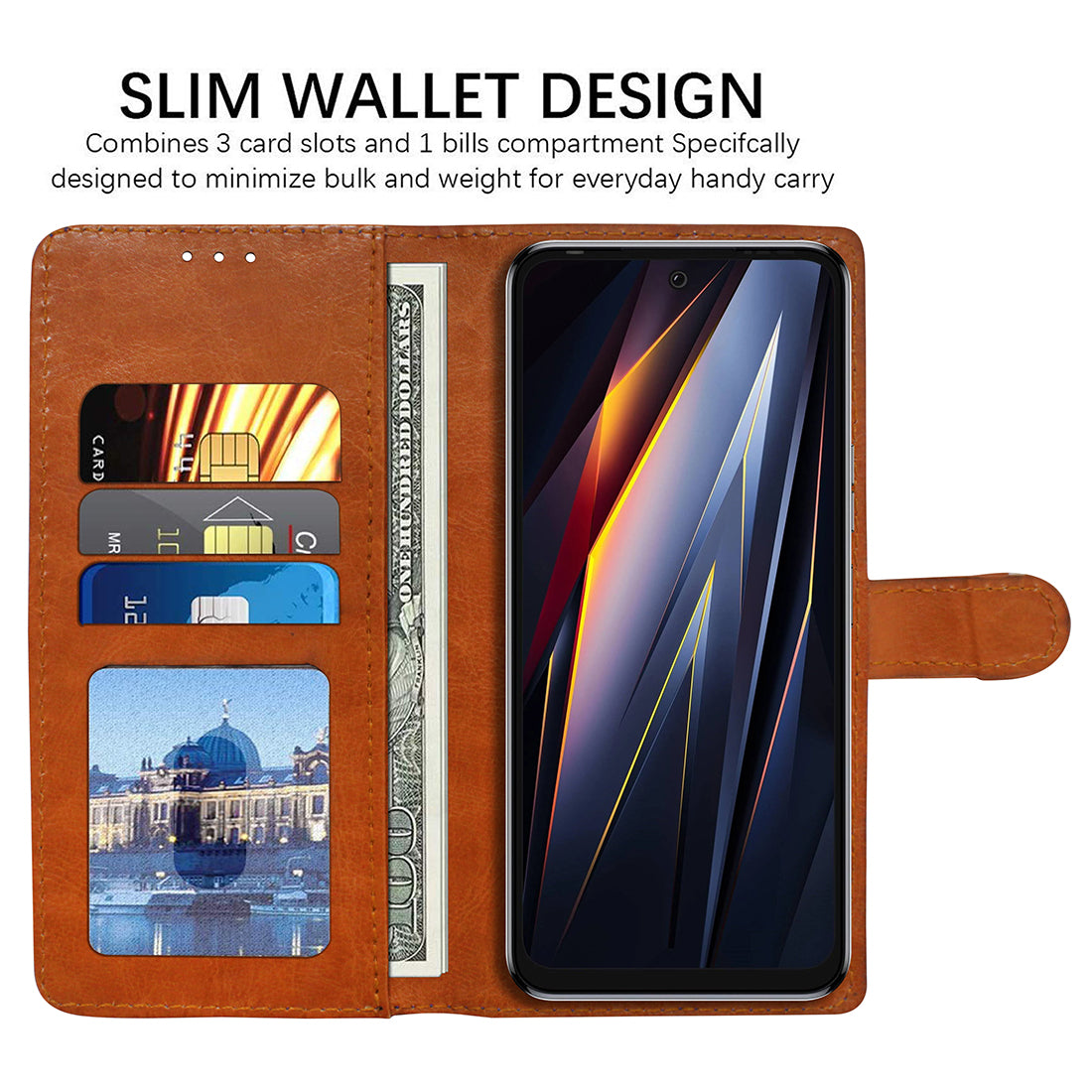 Premium Wallet Flip Cover for Tecno Pova 4 4G