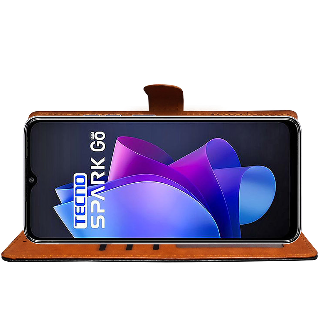 Premium Wallet Flip Cover for Tecno Spark Go (2023) 4G