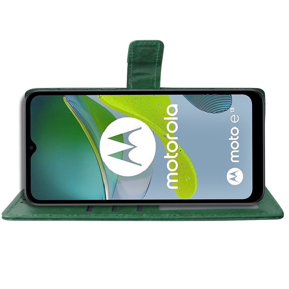 Premium Wallet Flip Cover for Motorola Moto E13 4G