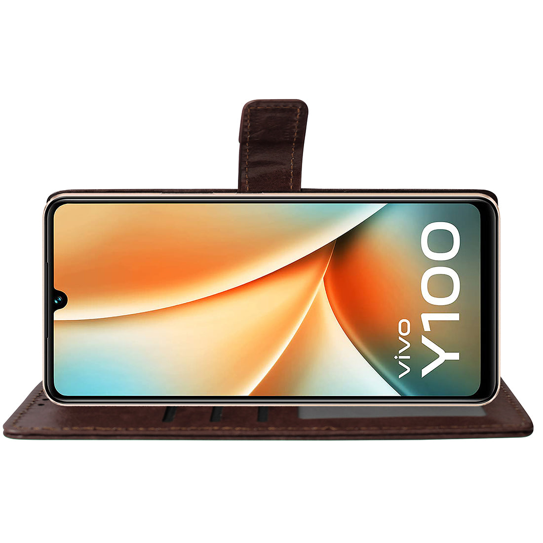 Premium Wallet Flip Cover for Vivo Y100 5G / T2 5G