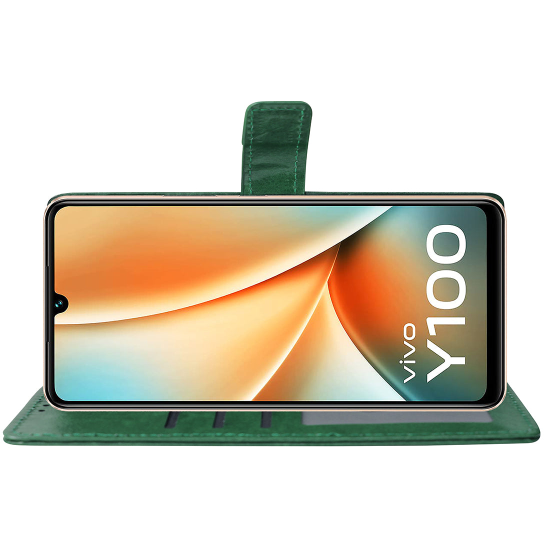Premium Wallet Flip Cover for Vivo Y100 5G / T2 5G