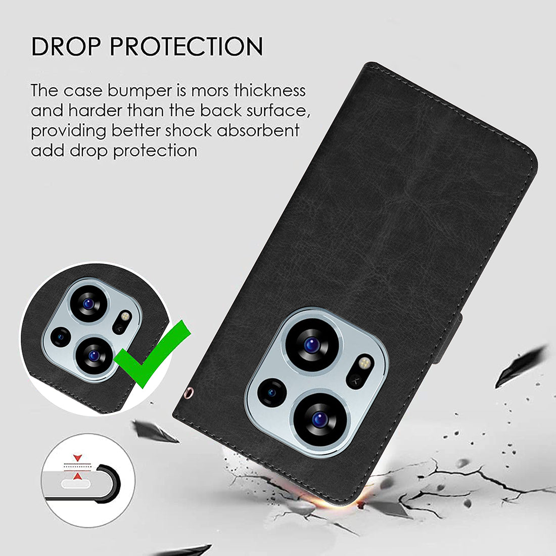 Premium Wallet Flip Cover for Tecno Phantom X2 5G