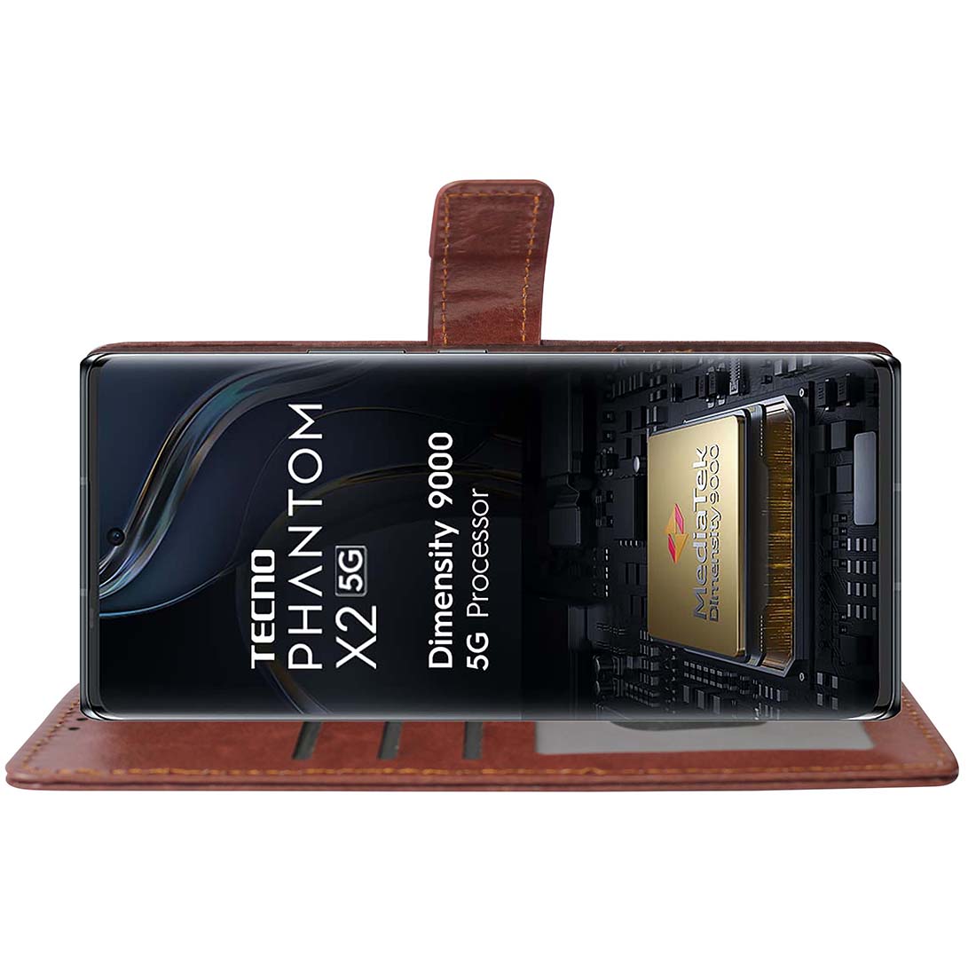 Premium Wallet Flip Cover for Tecno Phantom X2 5G