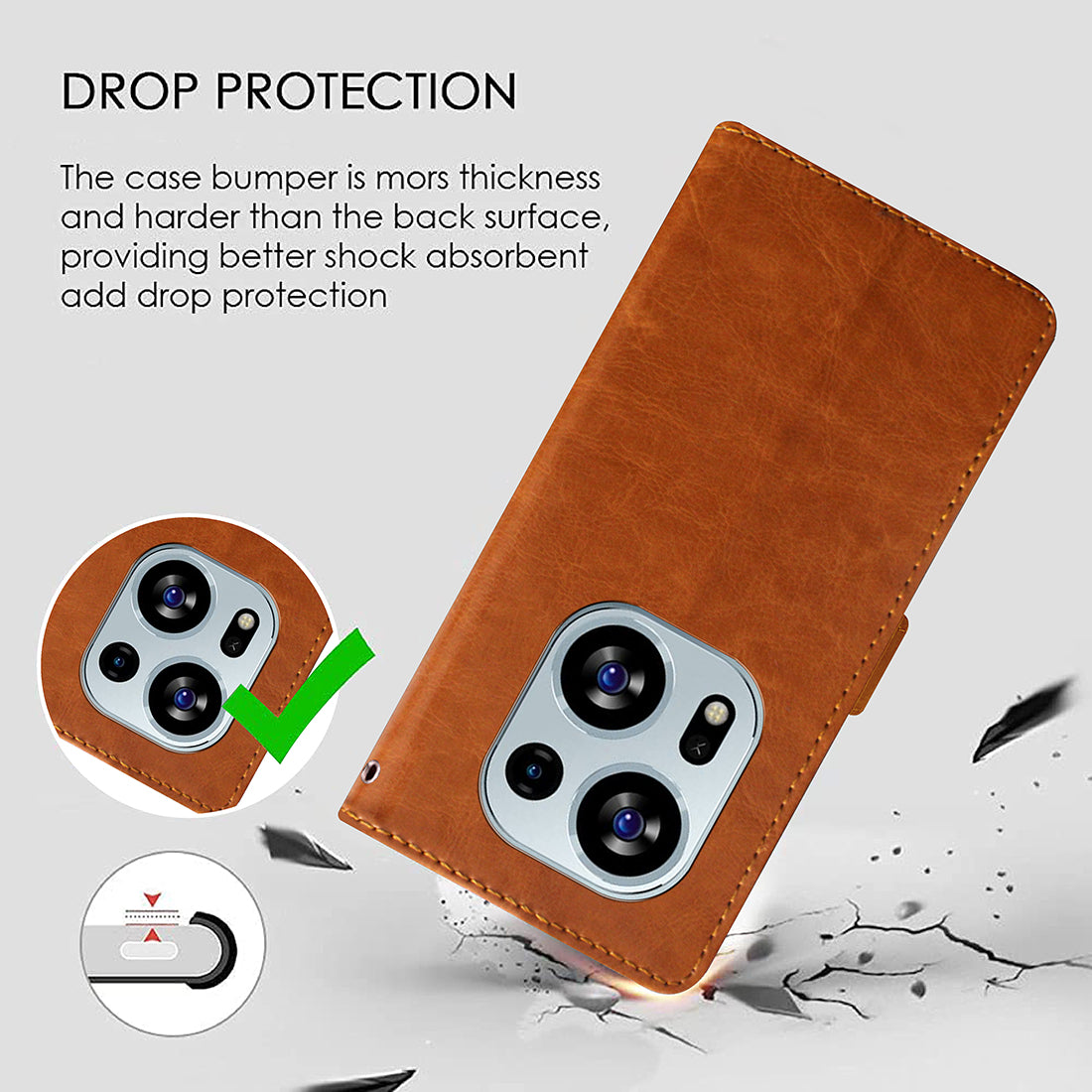 Premium Wallet Flip Cover for Tecno Phantom X2 5G