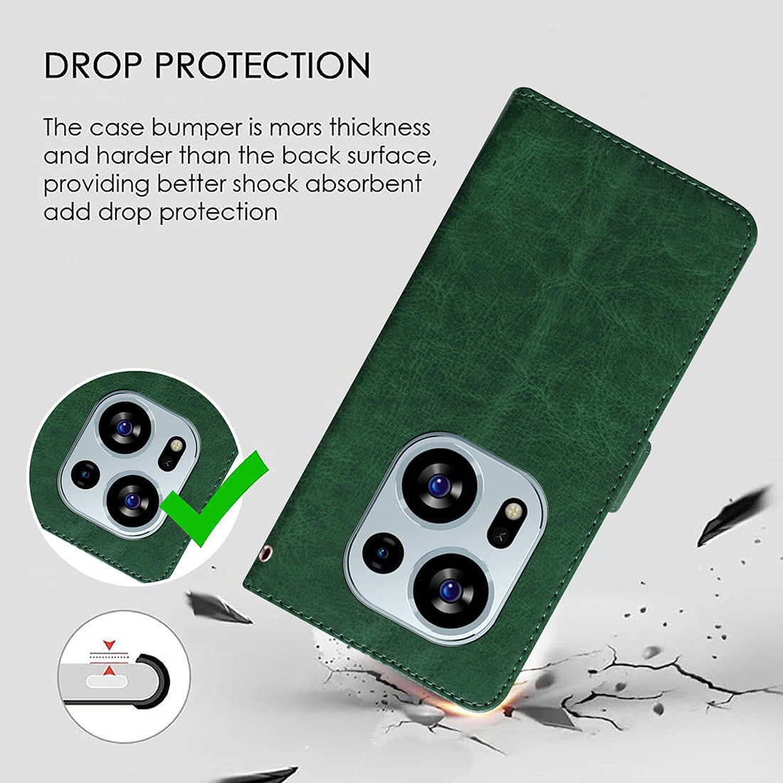 Premium Wallet Flip Cover for Tecno Phantom X2 5G