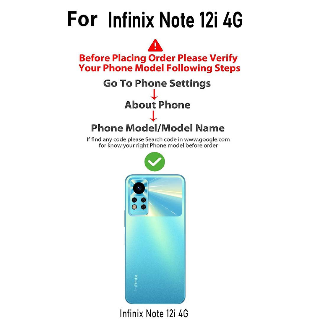 Premium Wallet Flip Cover for Infinix Note 12i 4G