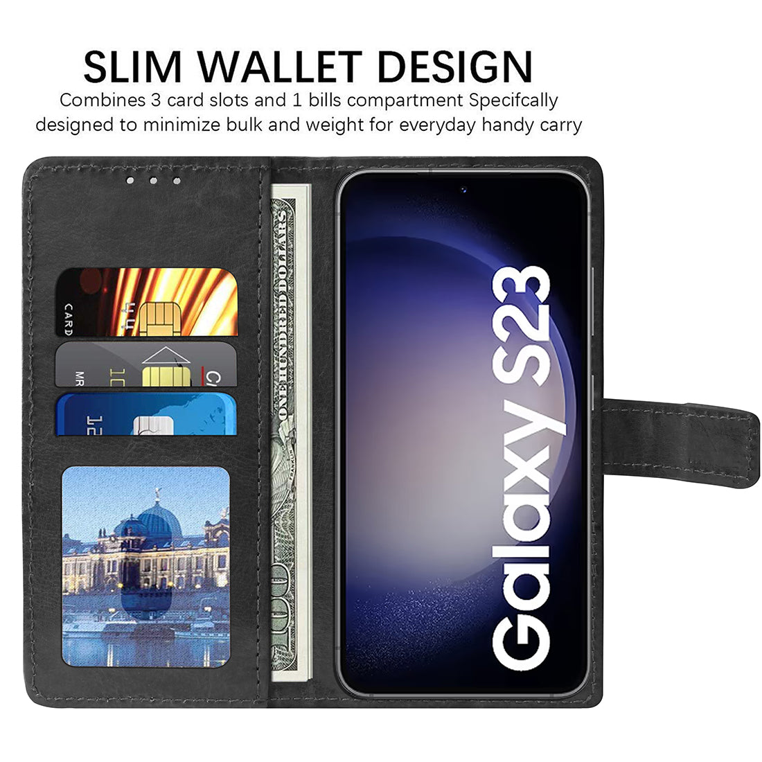 Premium Wallet Flip Cover for Samsung Galaxy S23 5G