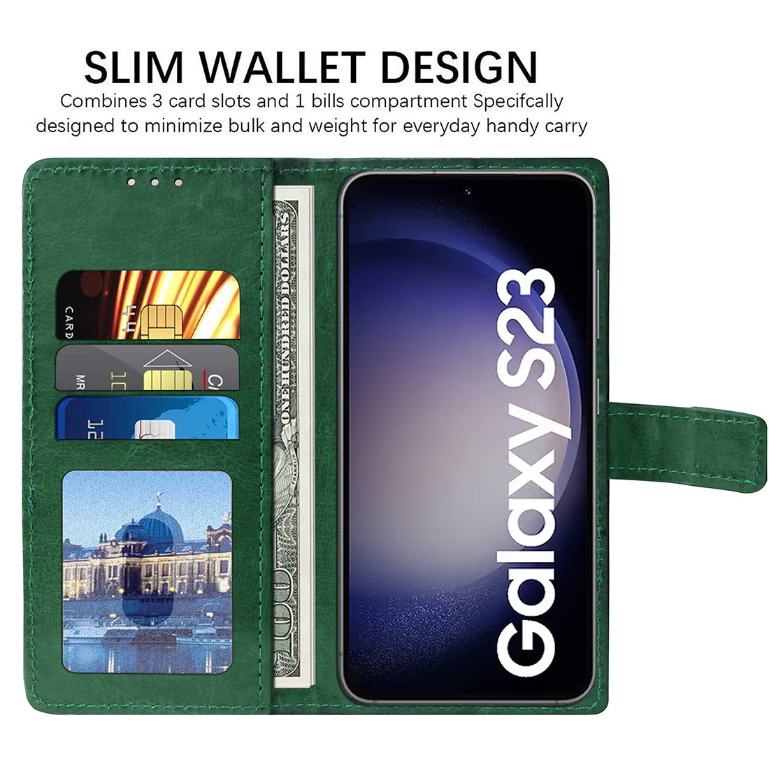 Premium Wallet Flip Cover for Samsung Galaxy S23 5G