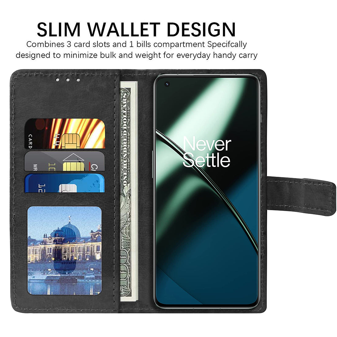 Premium Wallet Flip Cover for OnePlus 11 5G