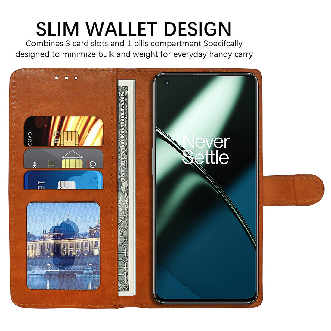 Premium Wallet Flip Cover for OnePlus 11 5G