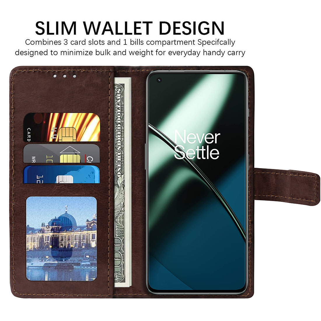 Premium Wallet Flip Cover for OnePlus 11 5G