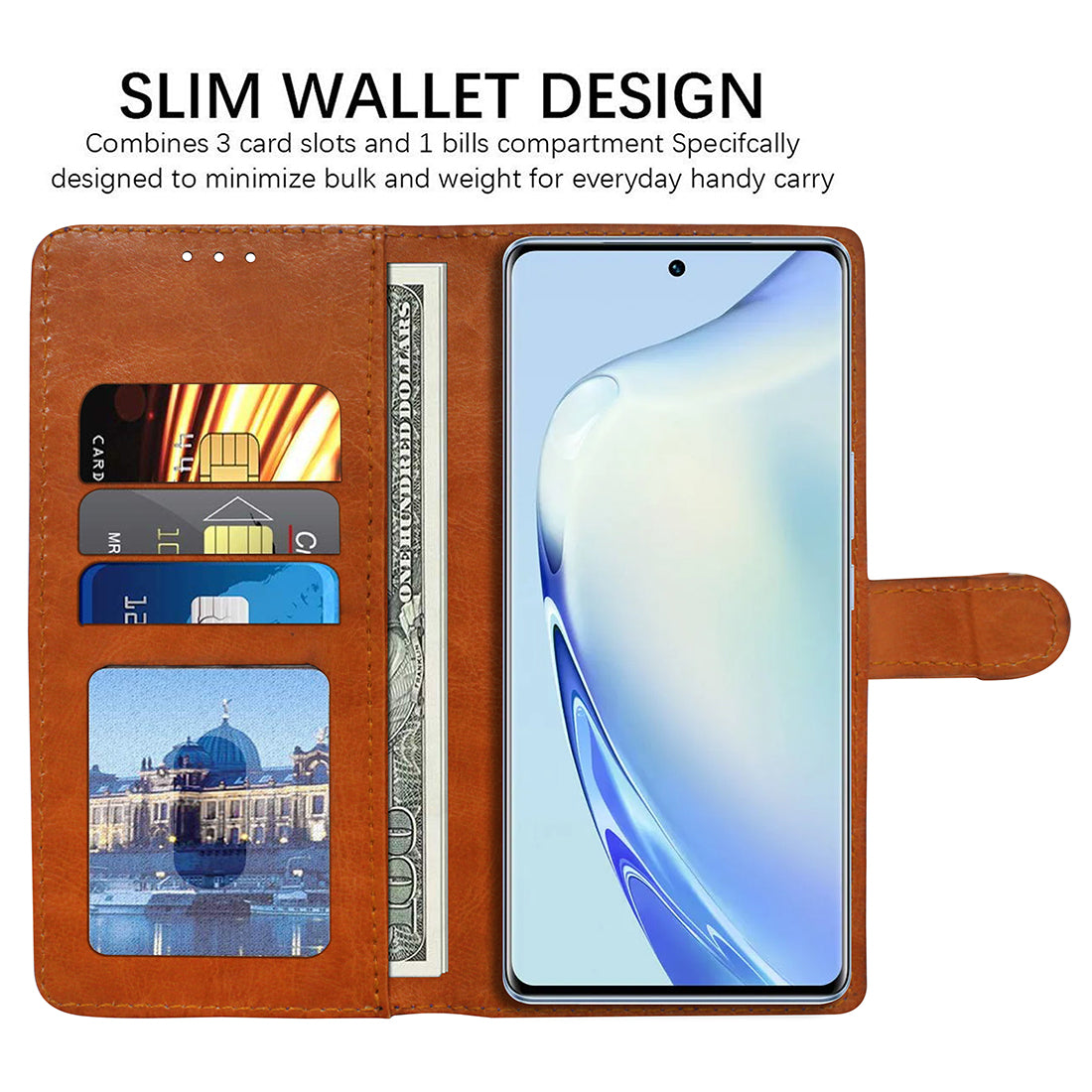Premium Wallet Flip Cover for Vivo V27 5G / V27 Pro 5G