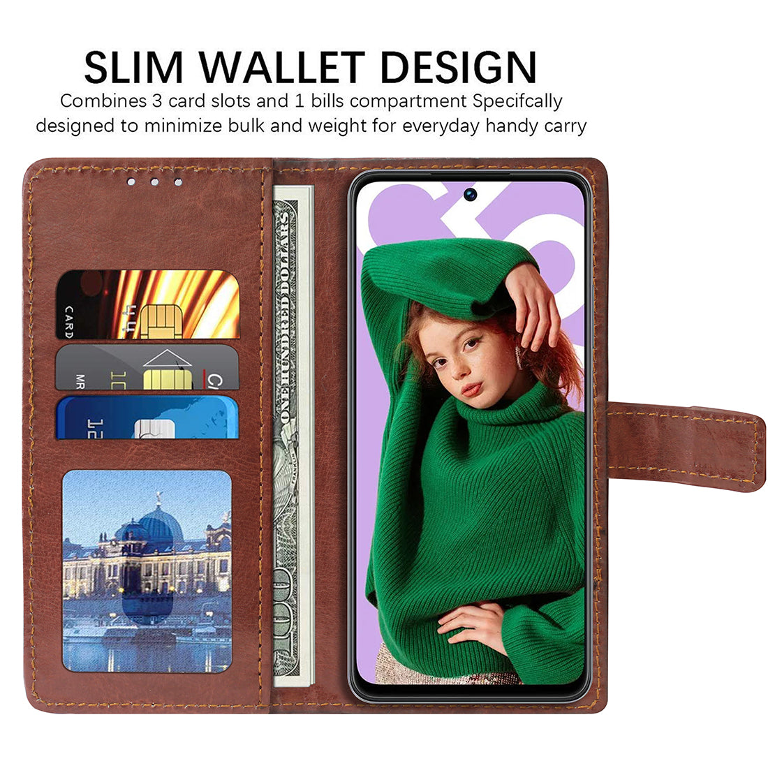 Premium Wallet Flip Cover for Realme C55 5G