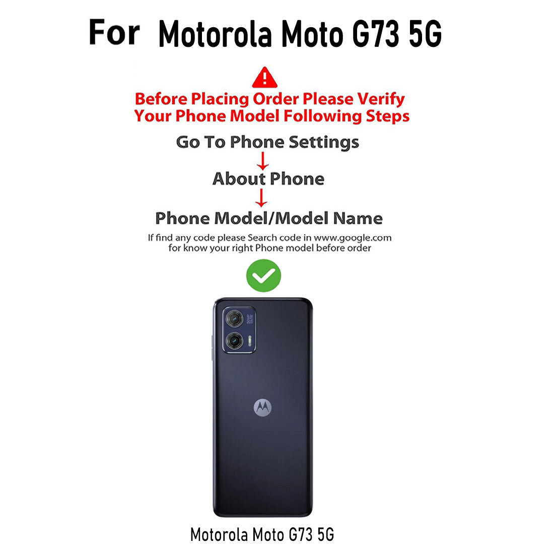 Premium Wallet Flip Cover for Motorola Moto G73 5G