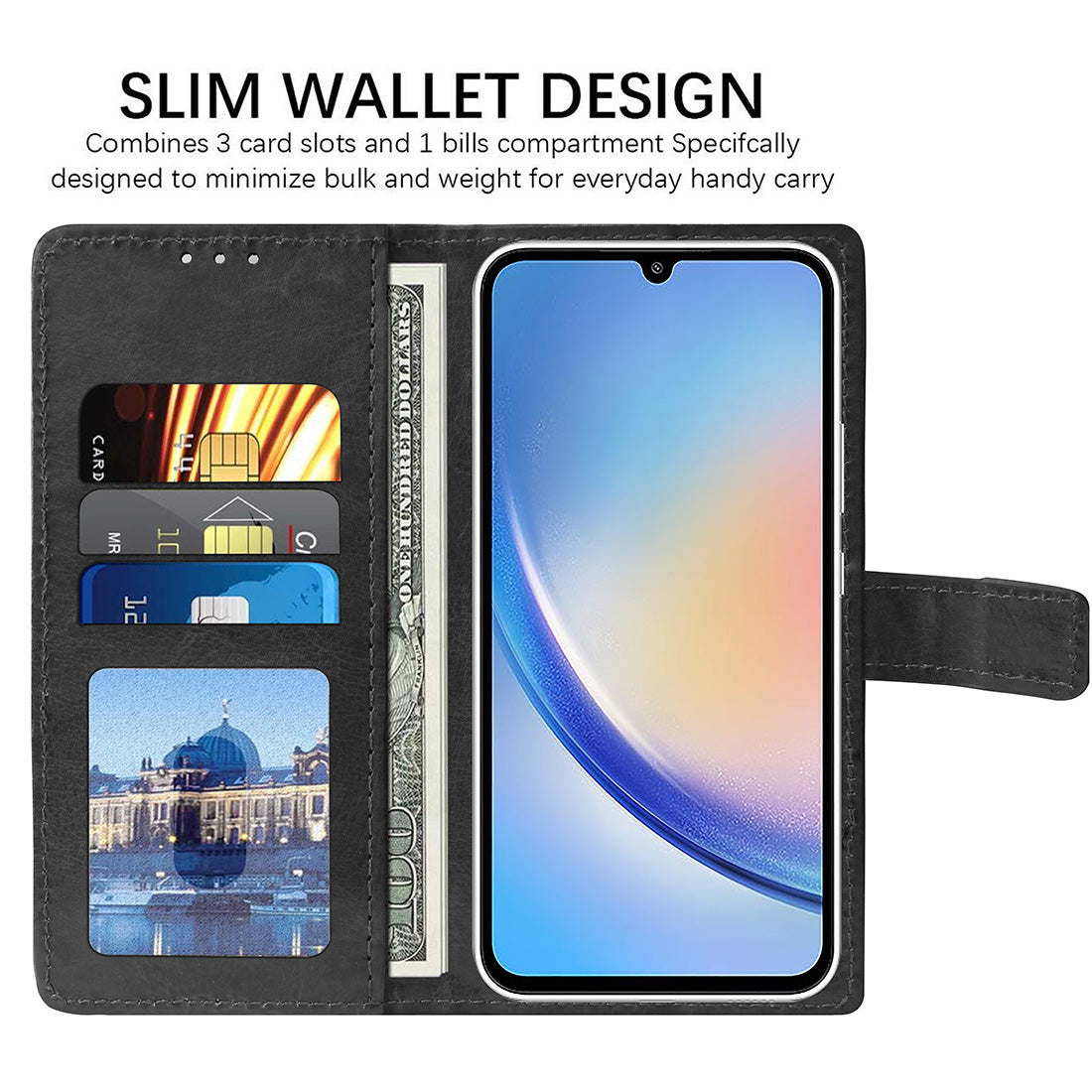 Premium Wallet Flip Cover for Samsung Galaxy A34 5G