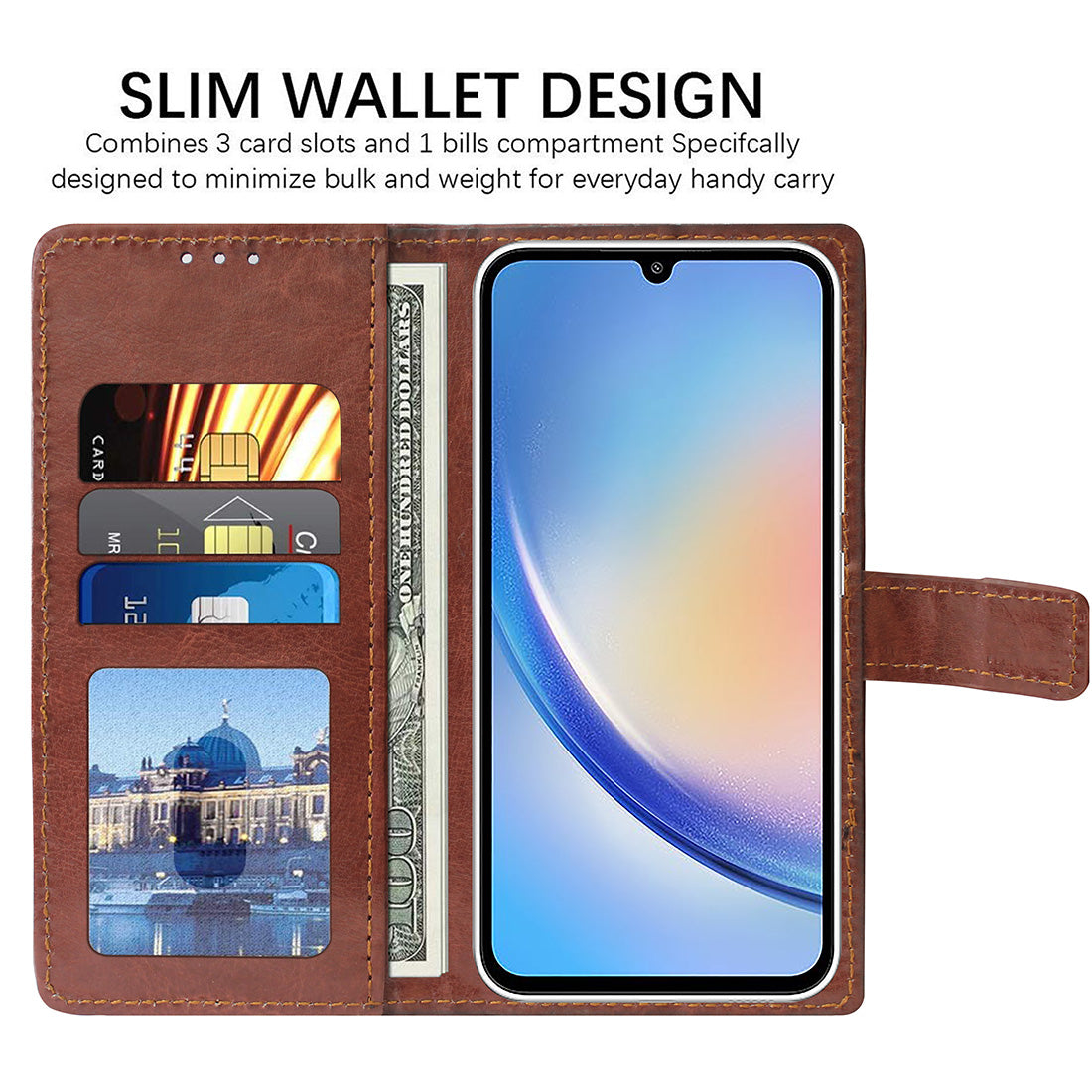 Premium Wallet Flip Cover for Samsung Galaxy A34 5G