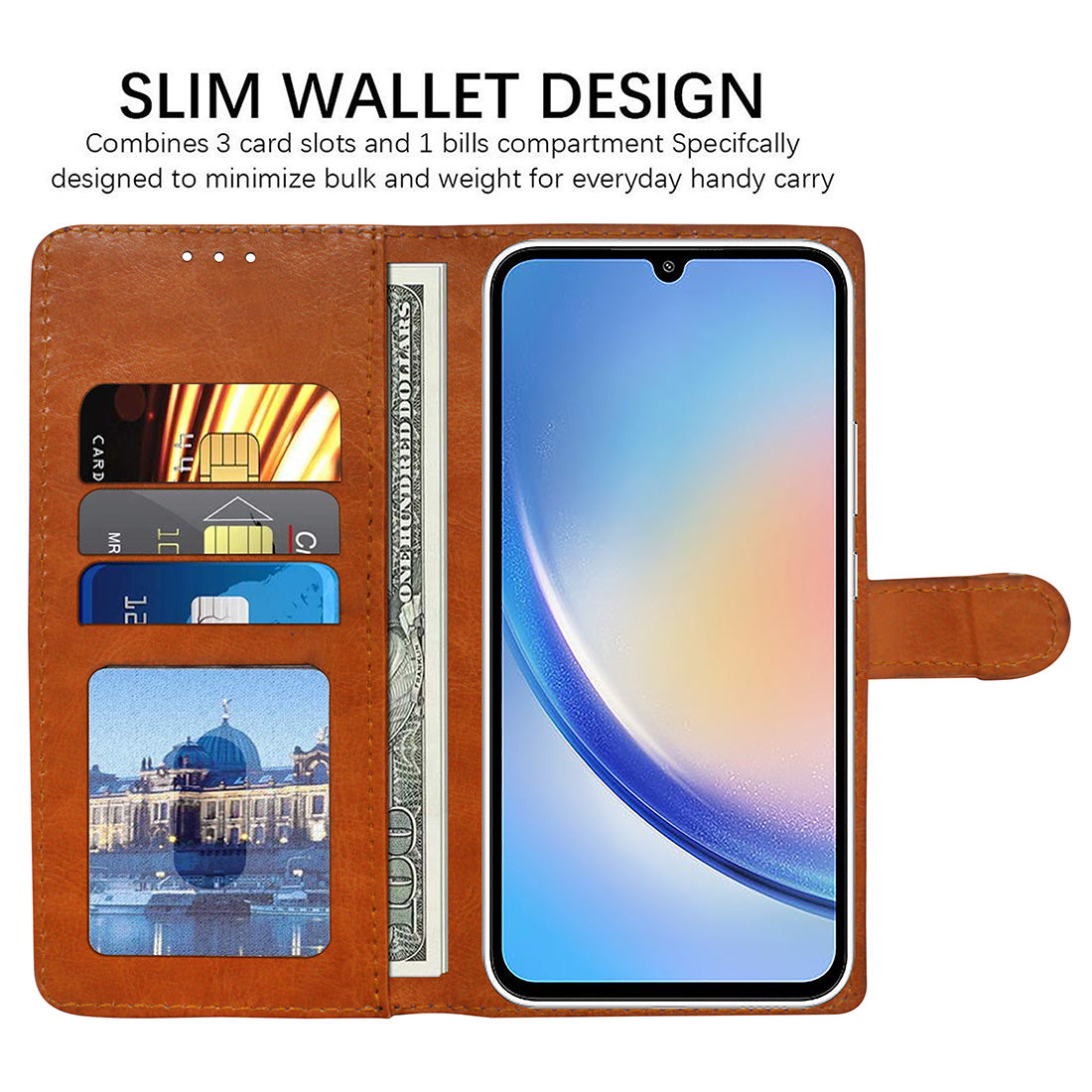 Premium Wallet Flip Cover for Samsung Galaxy A34 5G